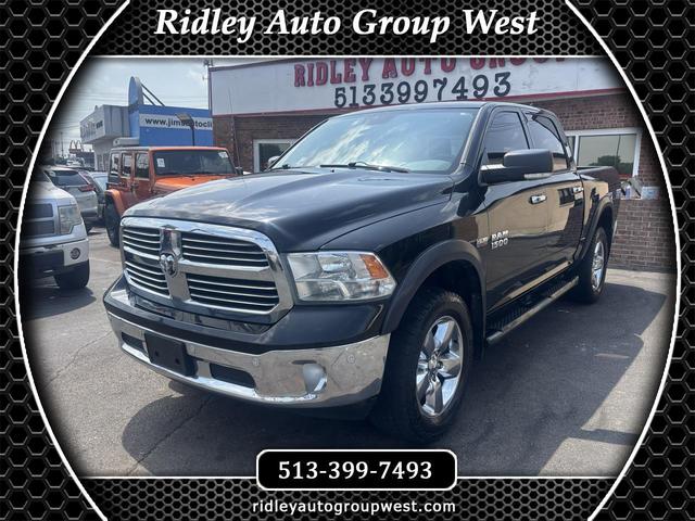 Black 2015 RAM 1500 Pickup Truck Four-Wheel Drive