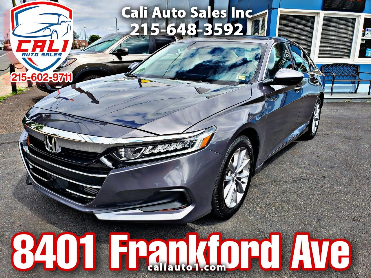 2021 Honda Accord LX 1.5T CVT,