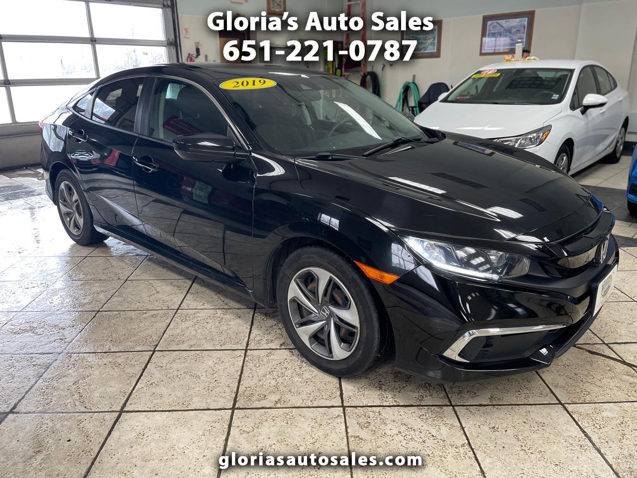 Honda Civic LX Honda Sensing Sedan CVT 2019