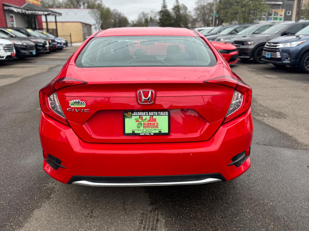 Honda Civic LX Honda Sensing Sedan CVT 2020