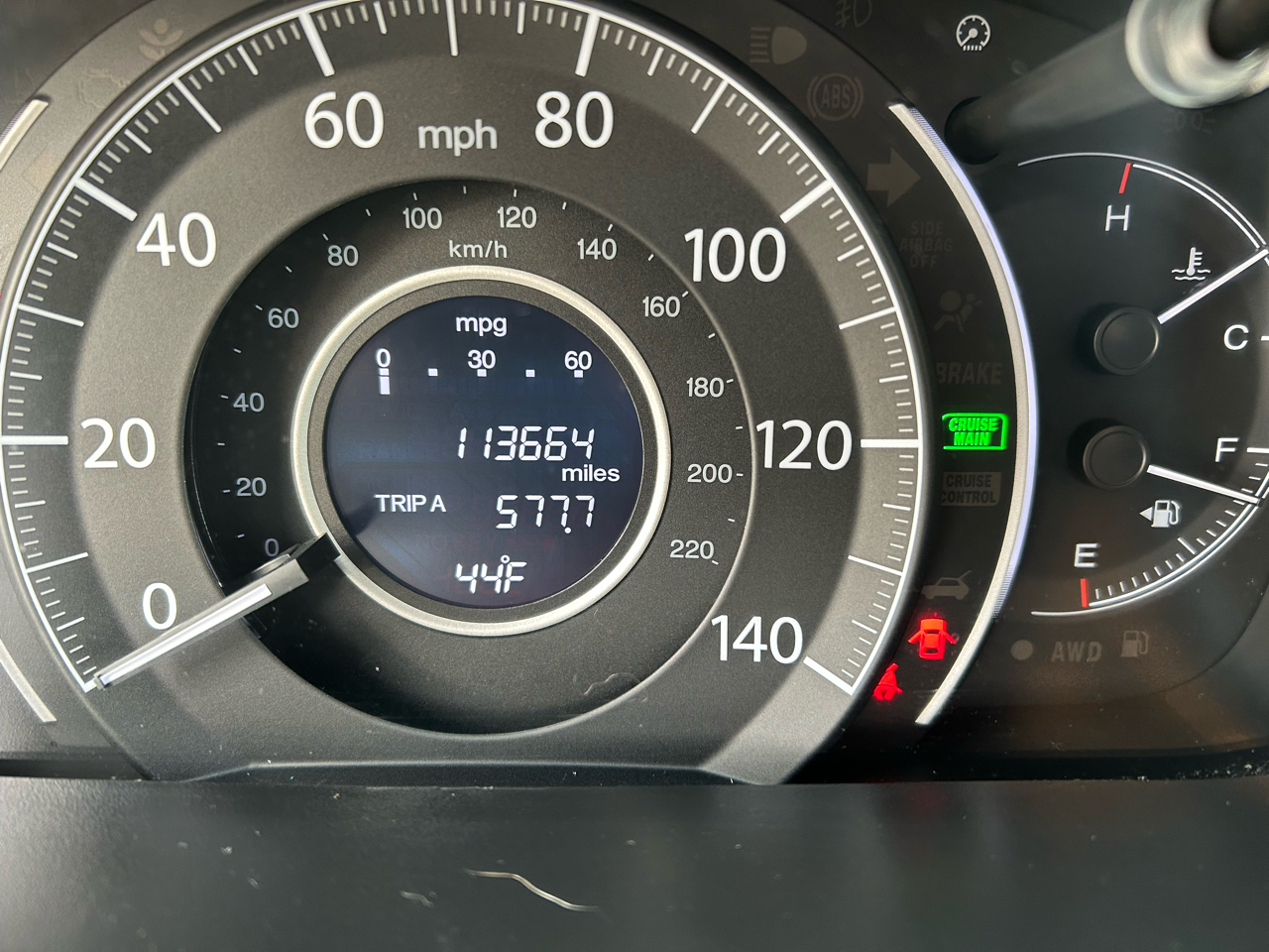 Honda CR-V EX 4WD 5-Speed AT 2014