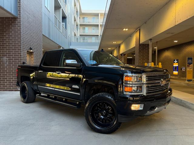 Black 2015 Chevrolet Silverado 1500 High Country Crew Cab 4WD Pickup Truck Four-Wheel Drive Automatic