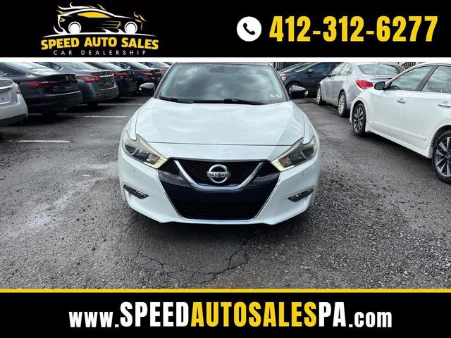 White 2018 Nissan Maxima S FWD Sedan Front-Wheel Drive Automatic