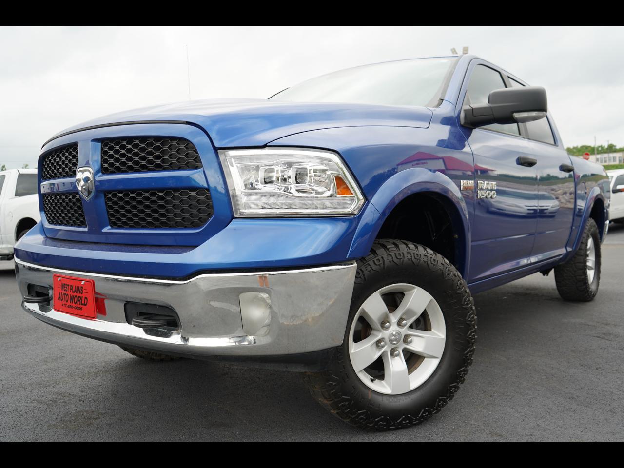 2018 RAM 1500 Outdoorsman 4x4 Crew Cab 5'7" Box