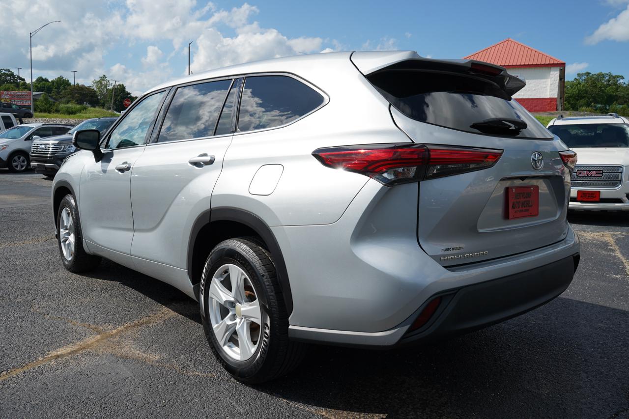 Toyota Highlander LE FWD (Natl) 2020