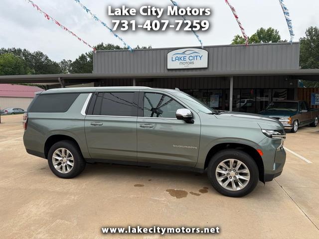 Light Green 2023 Chevrolet Suburban Premier RWD SUV / Crossover 4X2 Automatic