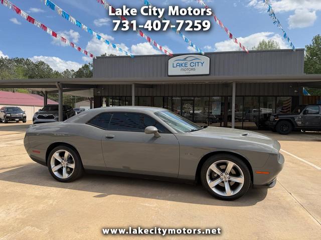 Gray 2017 Dodge Challenger R/T Plus RWD Coupe Rear-Wheel Drive Automatic