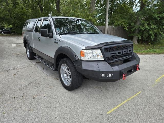 Silver 2004 Ford F-150 Pickup Truck Four-Wheel Drive Automatic
