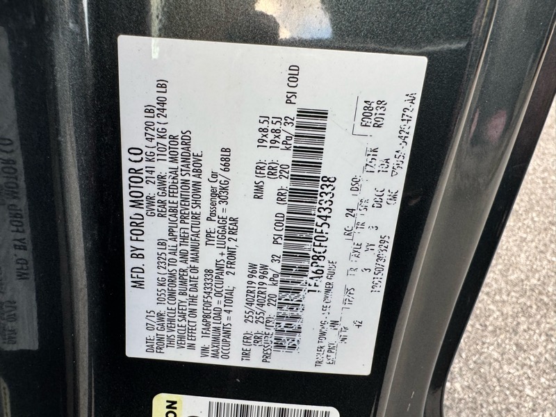 Ford Mustang GT Coupe 2015