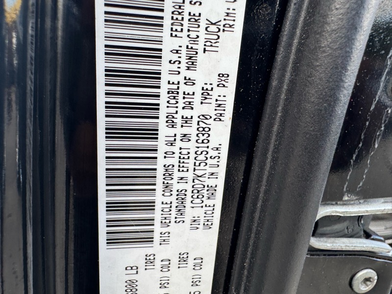 RAM 1500 ST Crew Cab 4WD 2012