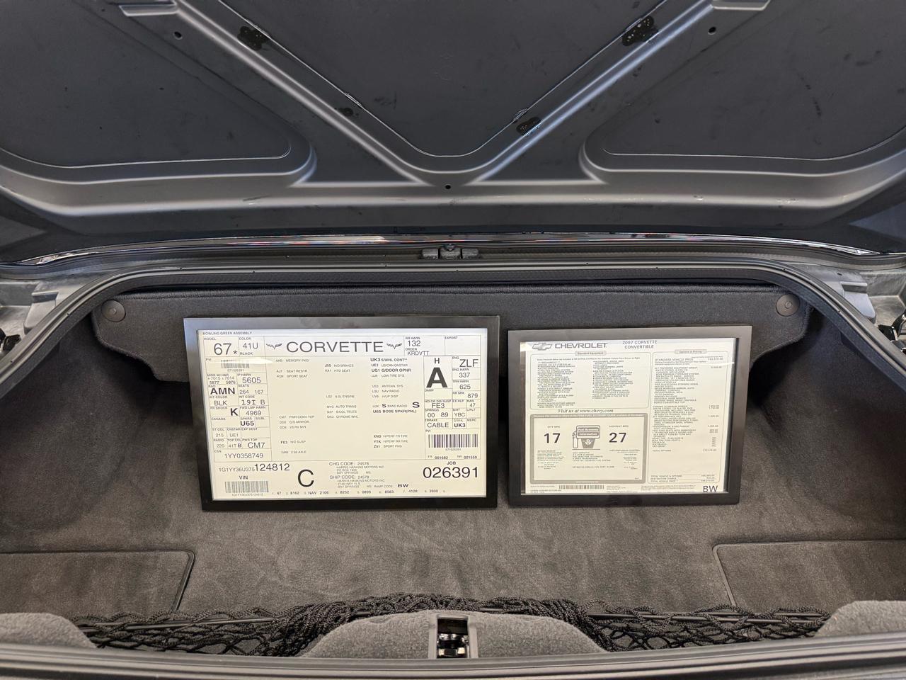 Chevrolet Corvette Convertible LT3 2007