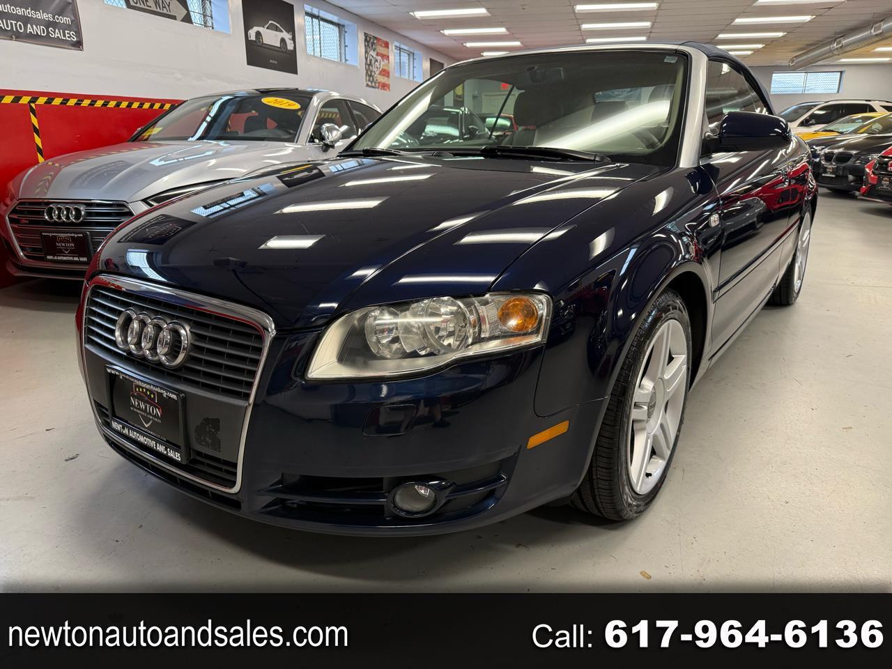 2007 Audi A4 2.0T Cabriolet quattro with Tiptronic