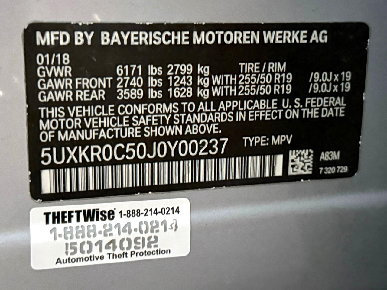 2018 BMW X5