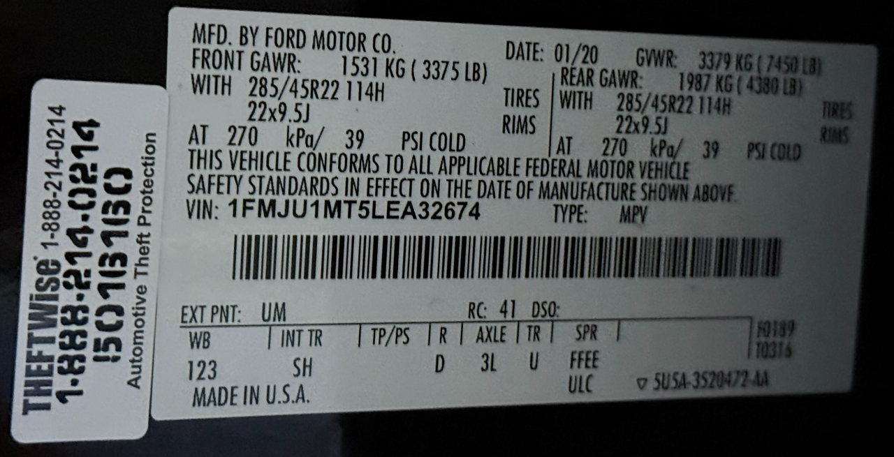 2020 Ford Expedition
