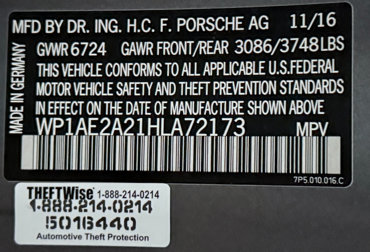 2017 Porsche Cayenne
