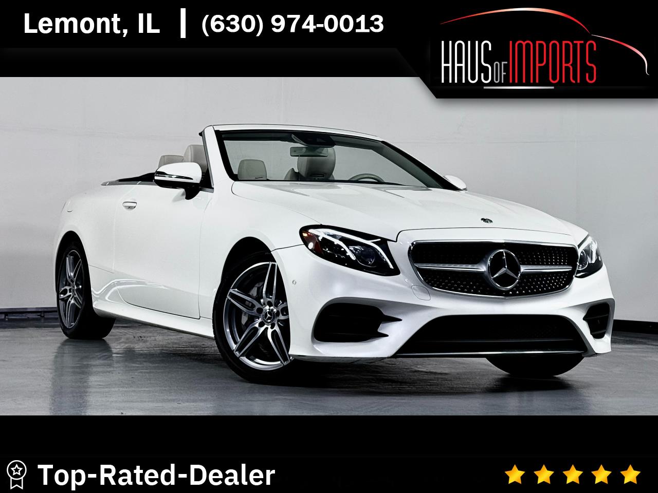 2019 Mercedes-Benz E-Class E450 Convertible 4MATIC