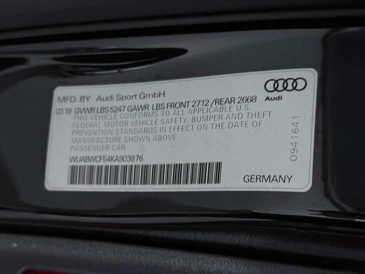 2019 Audi RS 5 Sportback