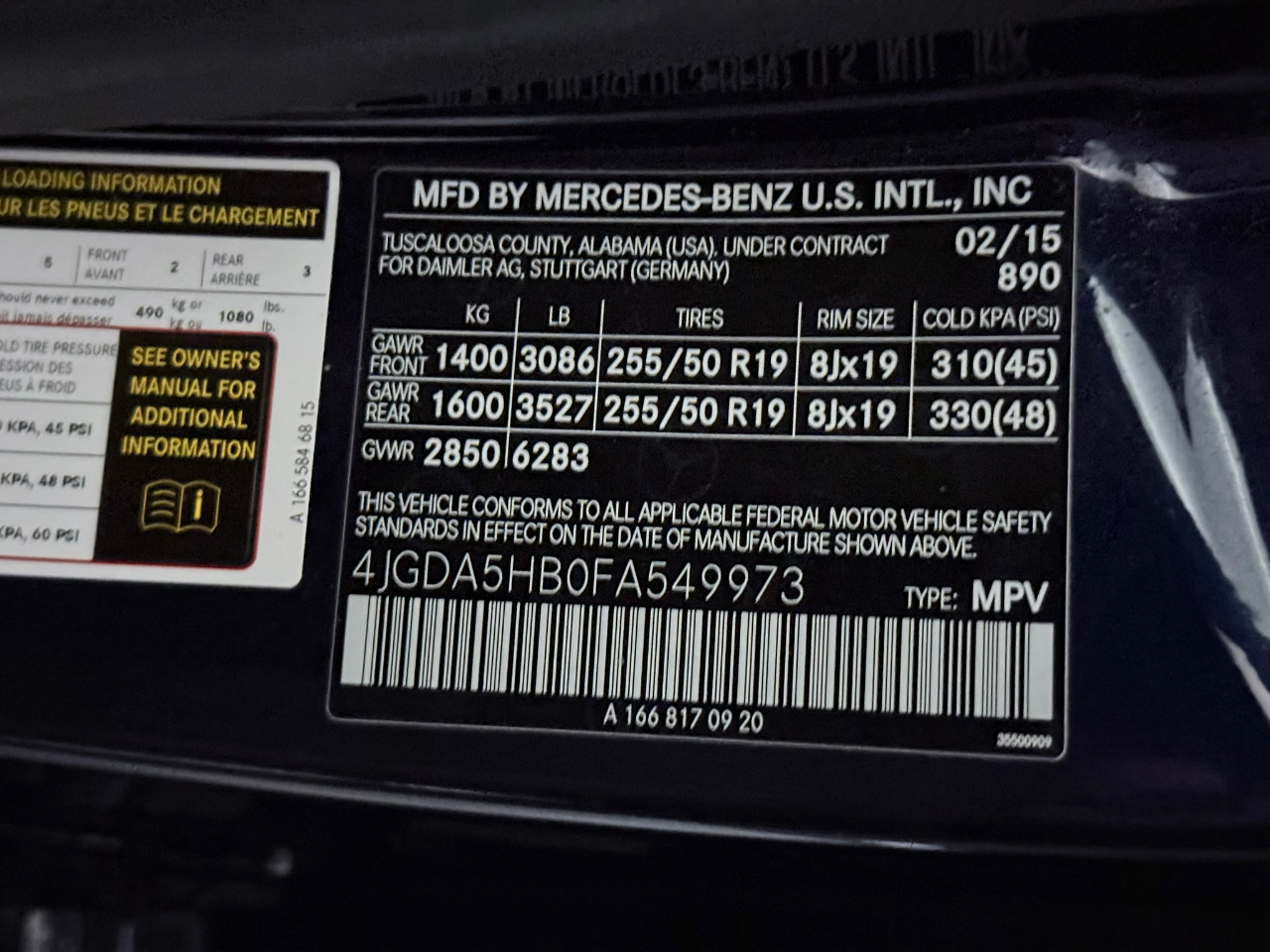 2015 Mercedes-Benz M-Class