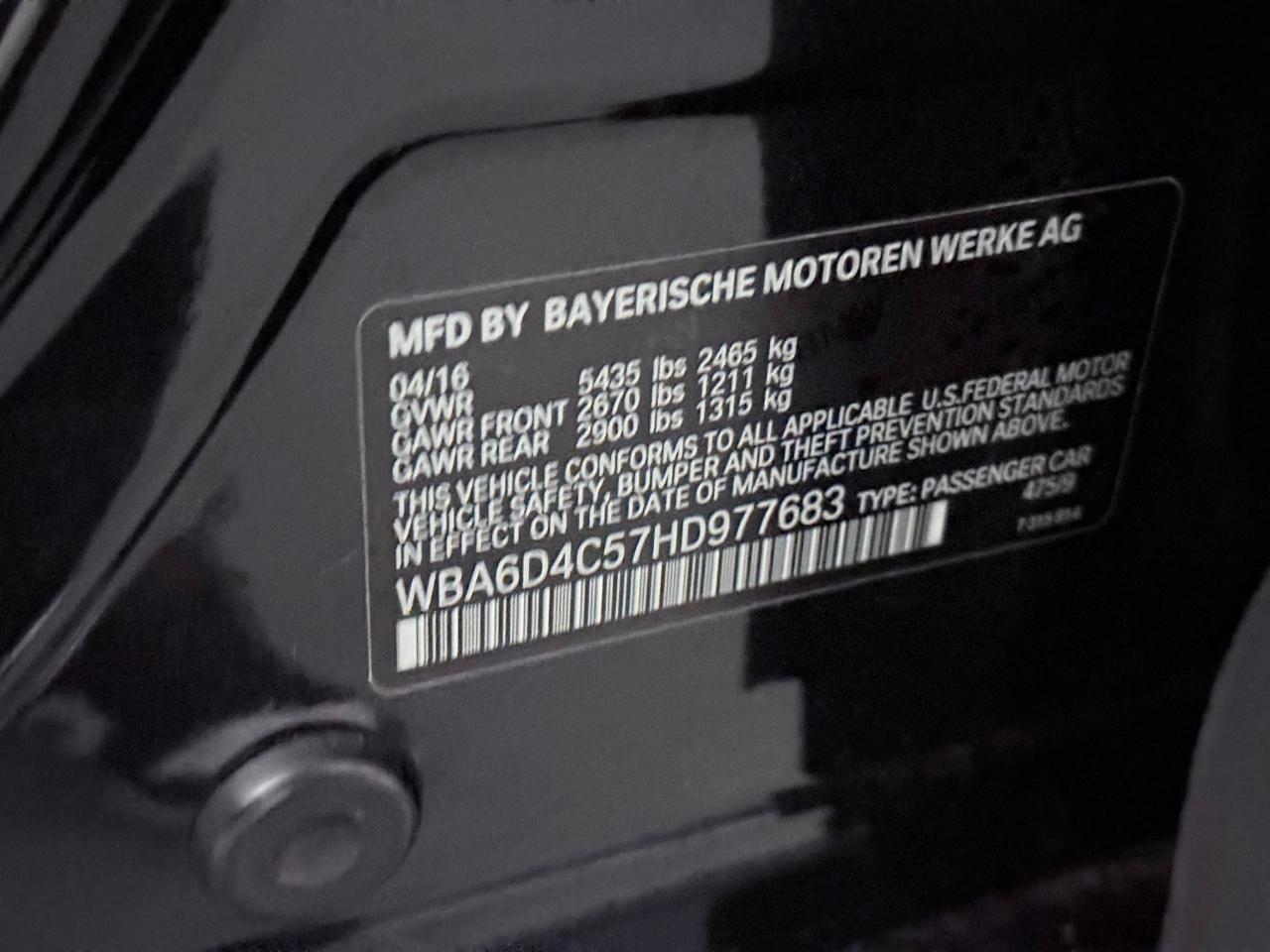 2017 BMW 6 Series Gran Coupe