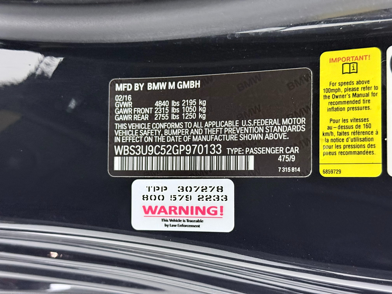 2016 BMW M4 Convertible