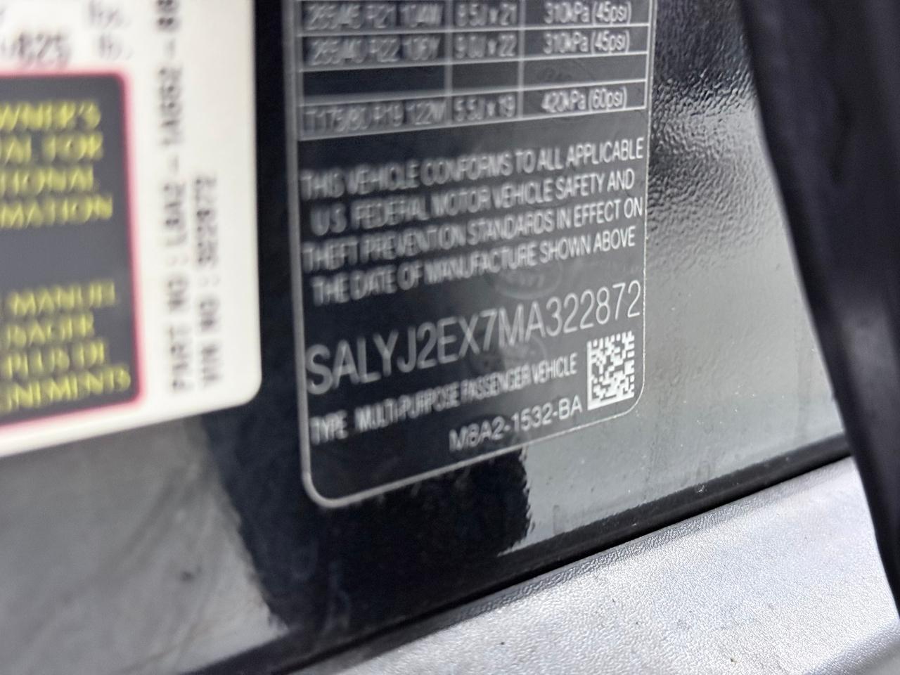 2021 Land Rover Range Rover Velar