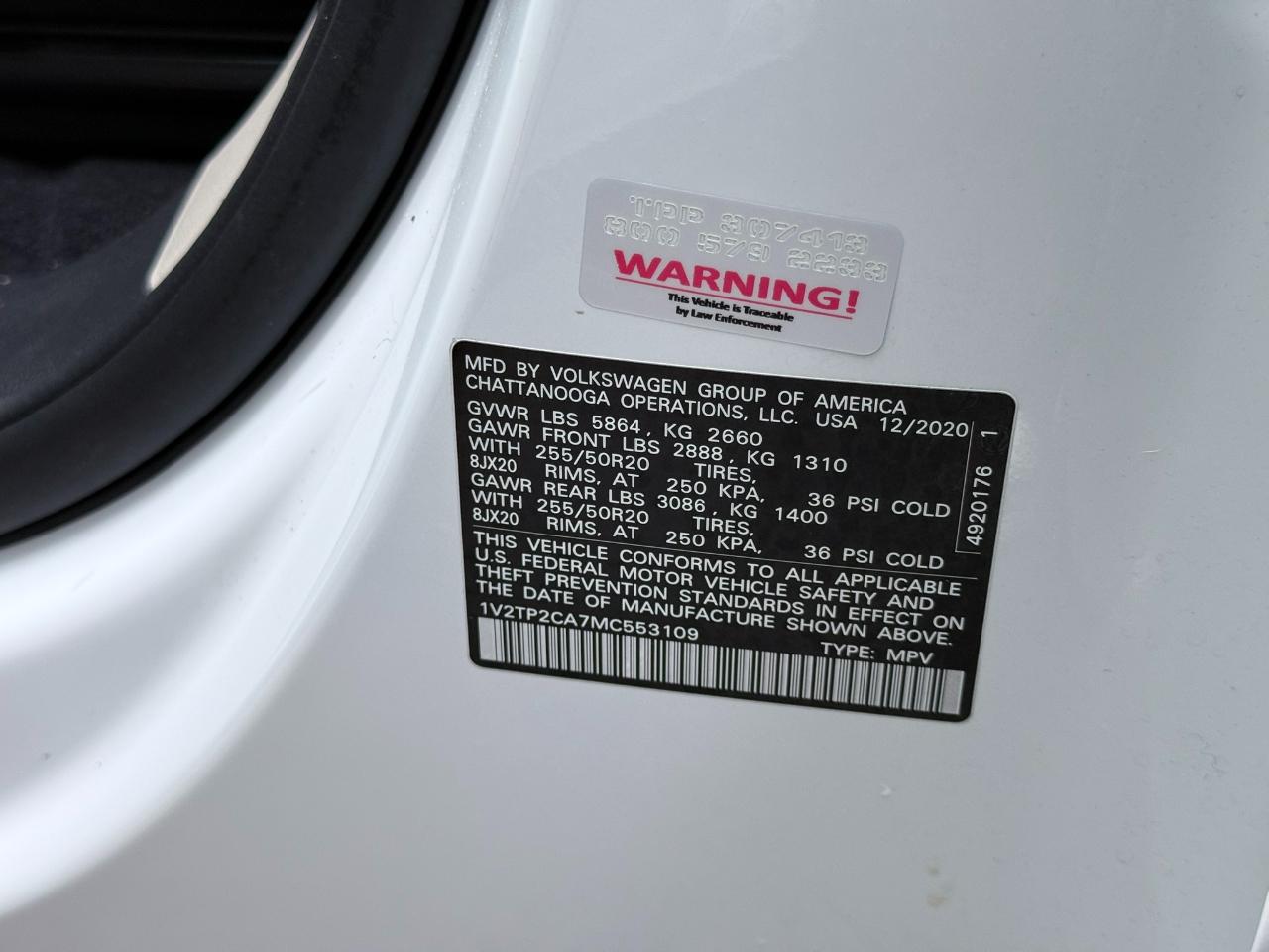 2021 Volkswagen Atlas