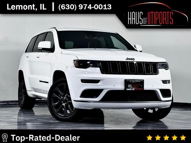 White 2018 Jeep Grand Cherokee Overland 4WD SUV / Crossover Four-Wheel Drive 8-Speed Automatic