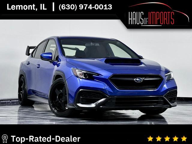 Blue 2022 Subaru WRX AWD Sedan All-Wheel Drive 6-Speed Manual