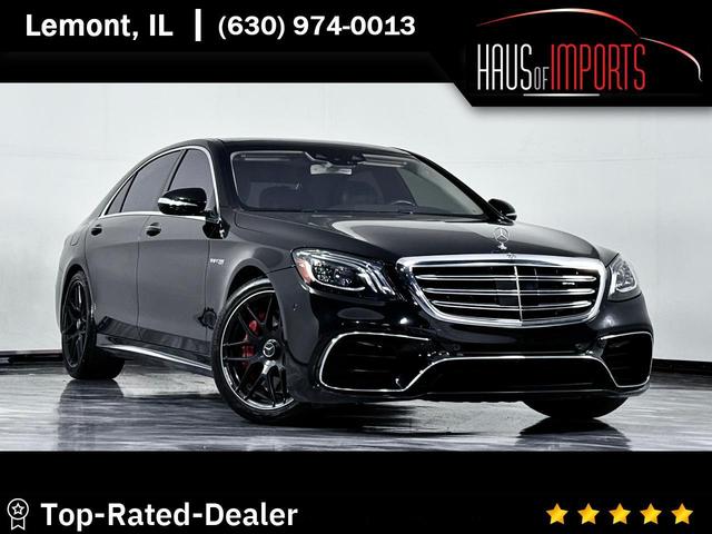 Black 2019 Mercedes-Benz S-Class S 63 AMG 4MATIC Sedan All-Wheel Drive 9-Speed Automatic