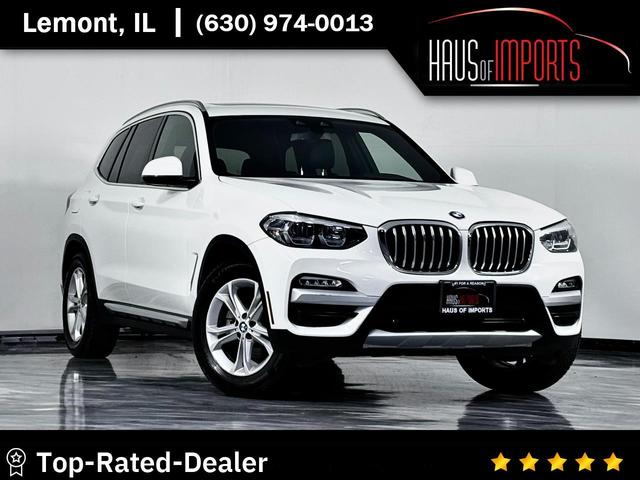 White 2019 BMW X3 xDrive30i AWD SUV / Crossover All-Wheel Drive 8-Speed Automatic