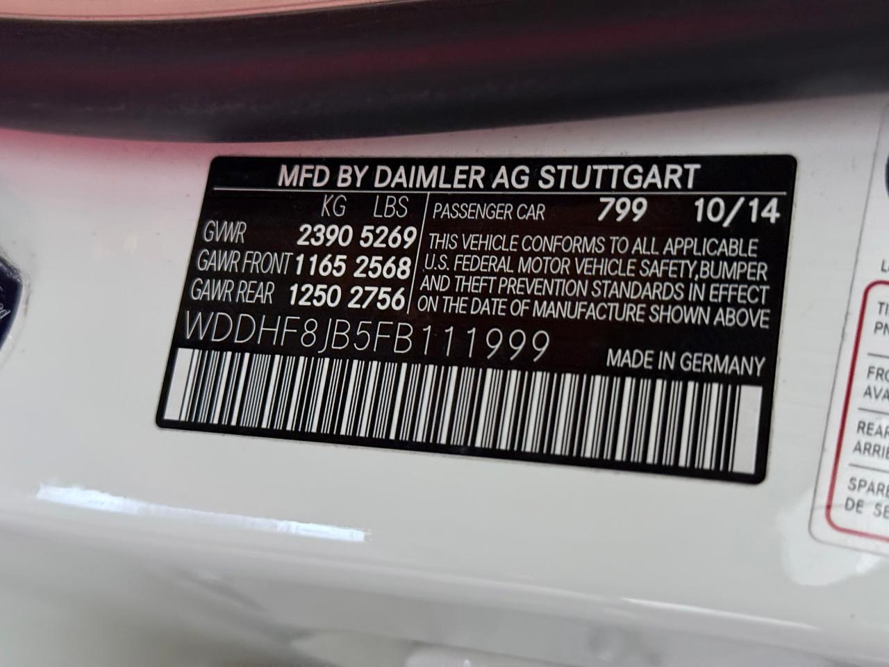 2015 Mercedes-Benz E-Class