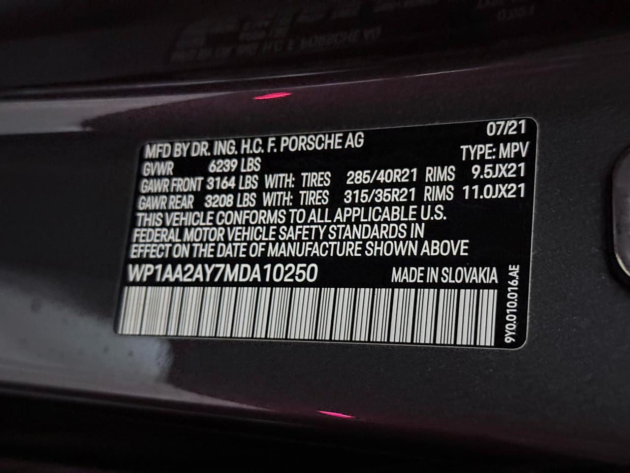 2021 Porsche Cayenne -'s photo