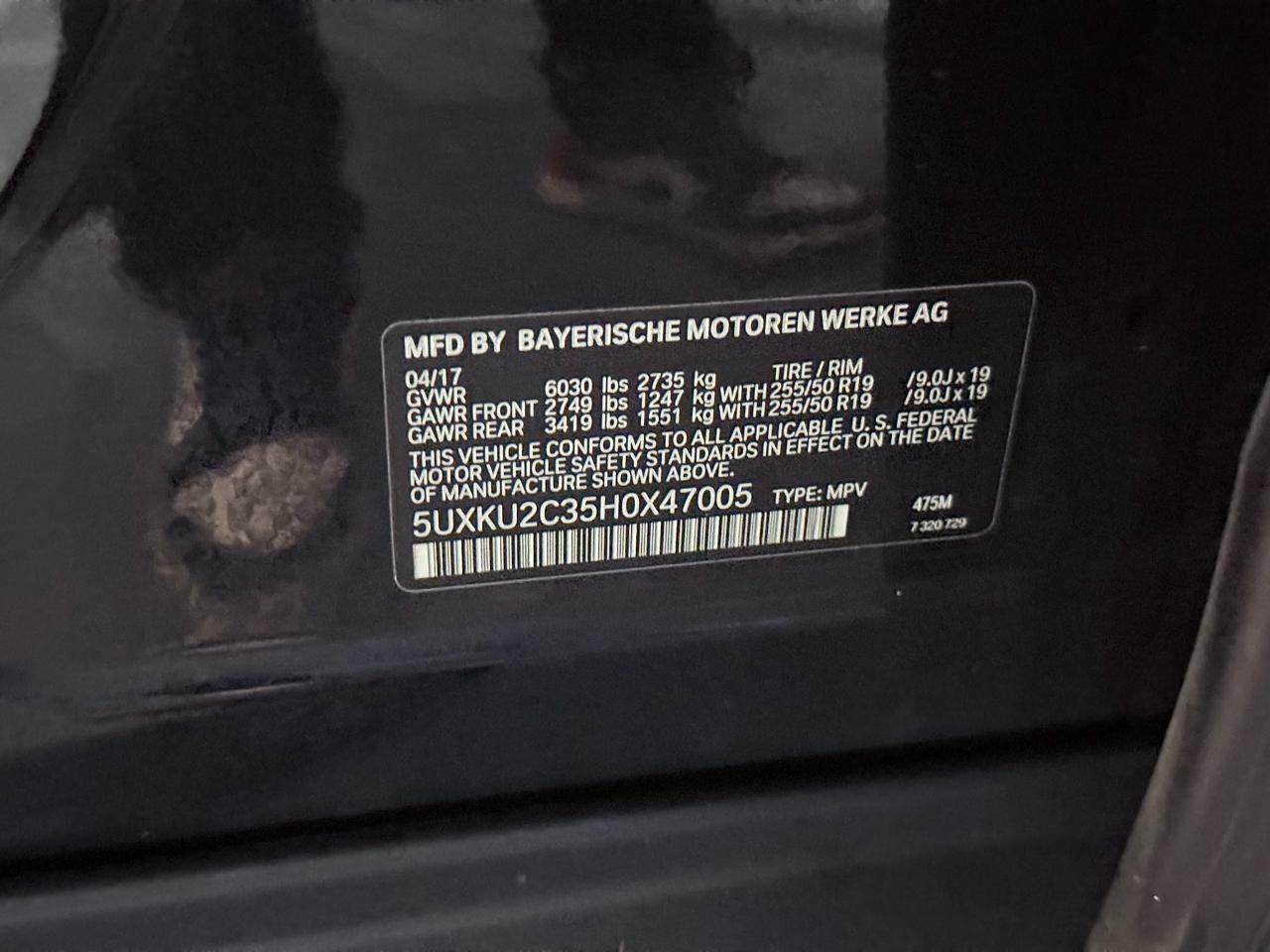 2017 BMW X6 xDrive35i's photo