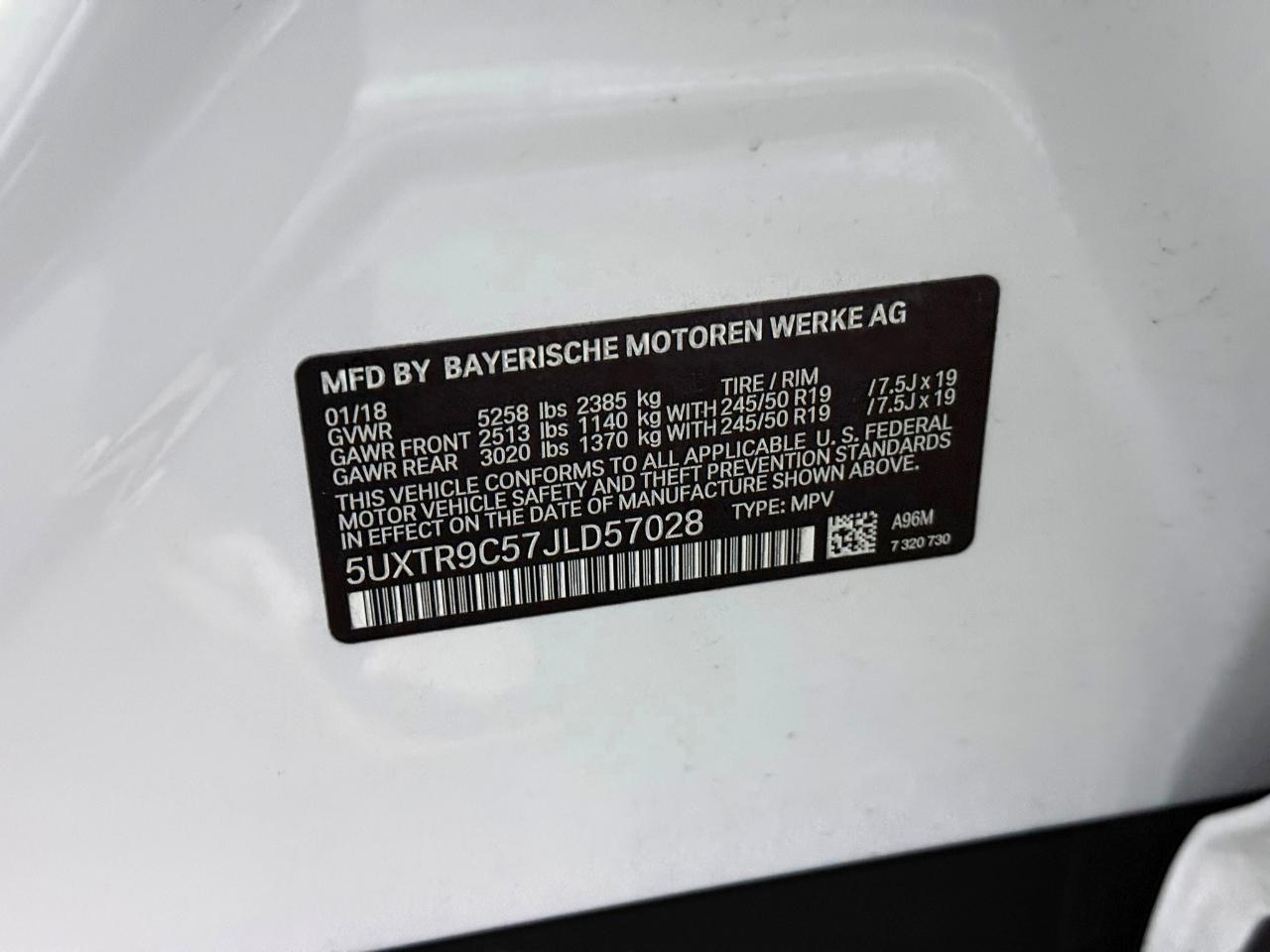 2018 BMW X3 xDrive30i's photo