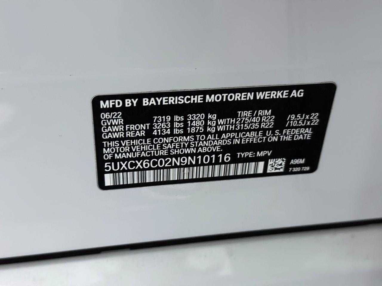 2022 BMW X7 M50i's photo