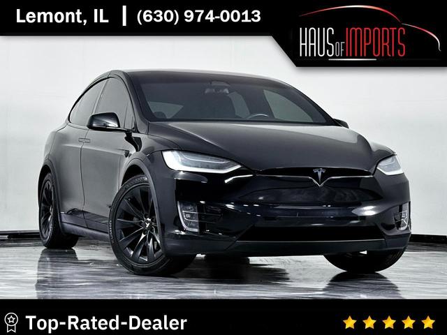 Black 2018 Tesla Model X 75D AWD SUV / Crossover All-Wheel Drive Automatic