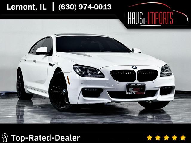 White 2015 BMW 6 Series 650i xDrive Gran Coupe AWD Sedan All-Wheel Drive 8-Speed Automatic