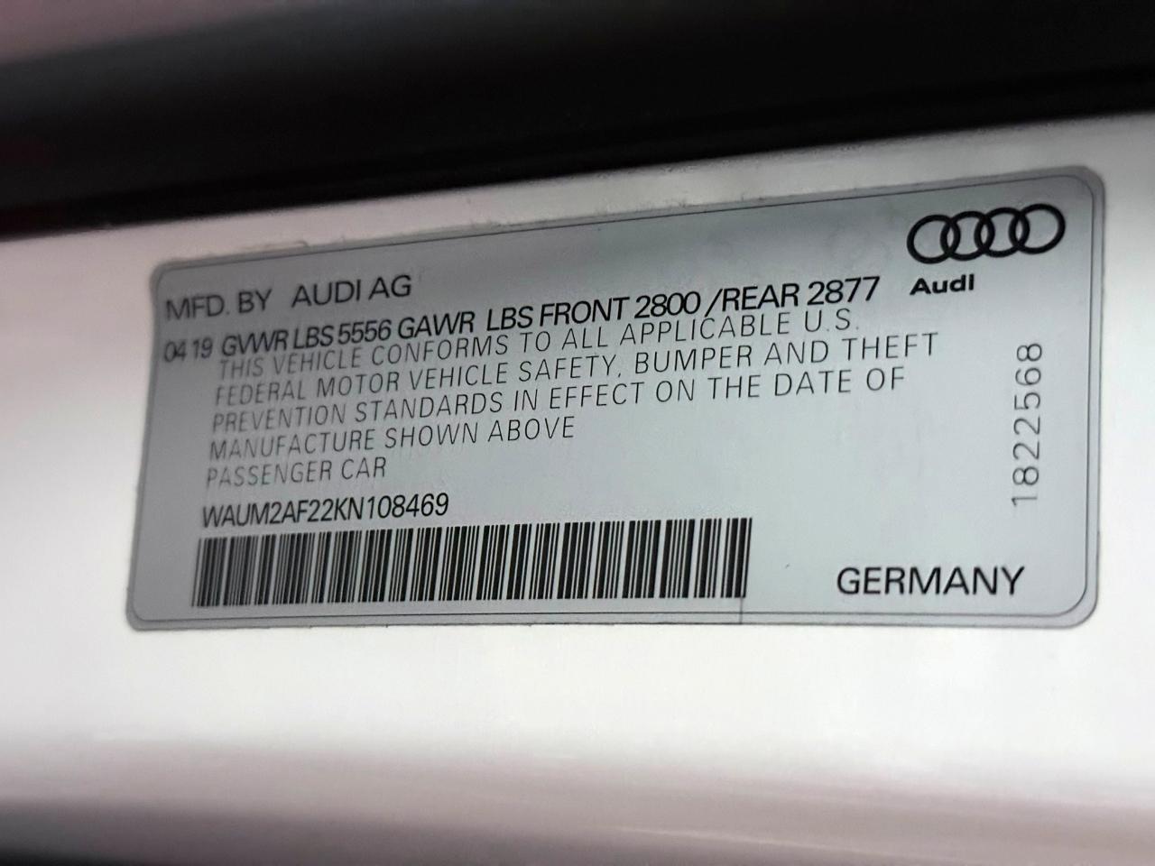2019 Audi A6 55 Prestige S tronic quattro's photo