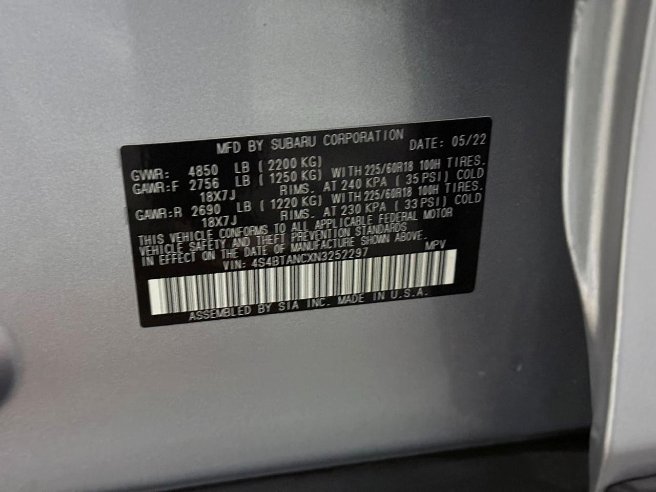 2022 Subaru Outback Limited's photo