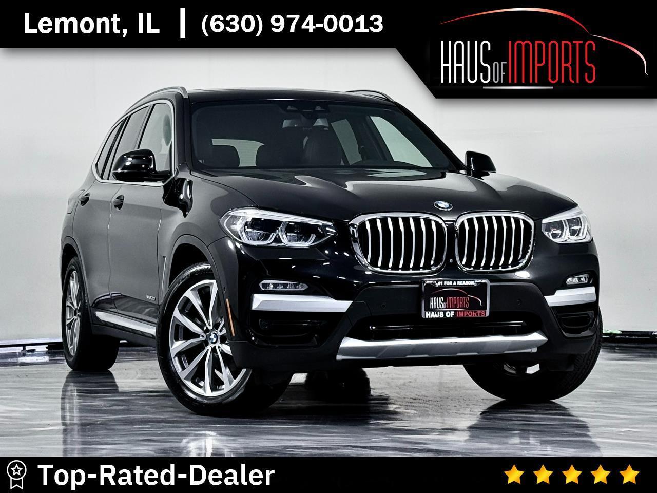 Black 2018 BMW X3 SUV / Crossover All-Wheel Drive 8-Speed Automatic
