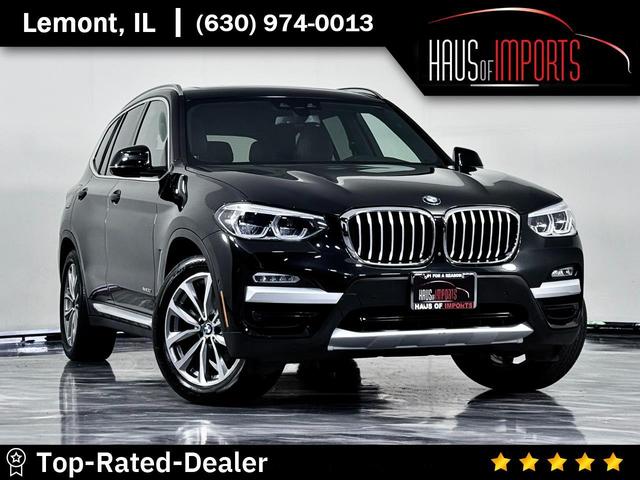 Black 2018 BMW X3 SUV / Crossover All-Wheel Drive 8-Speed Automatic