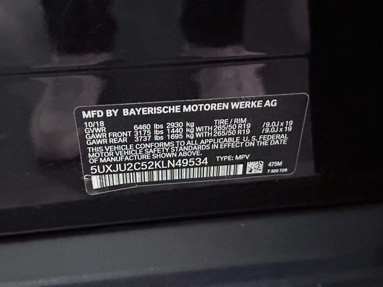 2019 BMW X5 xDrive50i's photo