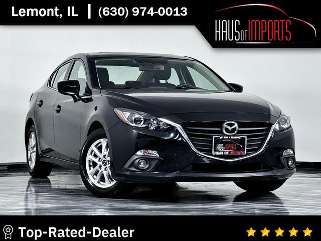 Black 2016 Mazda MAZDA3 Sedan Front-Wheel Drive 6-Speed Automatic