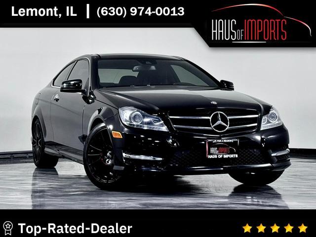 Black 2015 Mercedes-Benz C-Class Coupe All-Wheel Drive 7-Speed Automatic