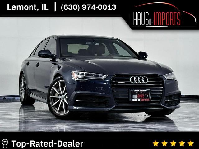 Blue 2017 Audi A6 Sedan All-Wheel Drive 8-Speed Automatic