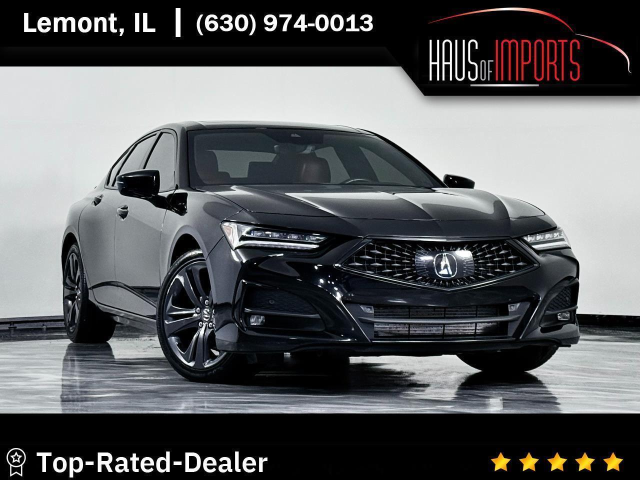 Black 2023 Acura TLX Sedan All-Wheel Drive Automatic