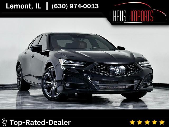 Black 2023 Acura TLX Sedan All-Wheel Drive Automatic