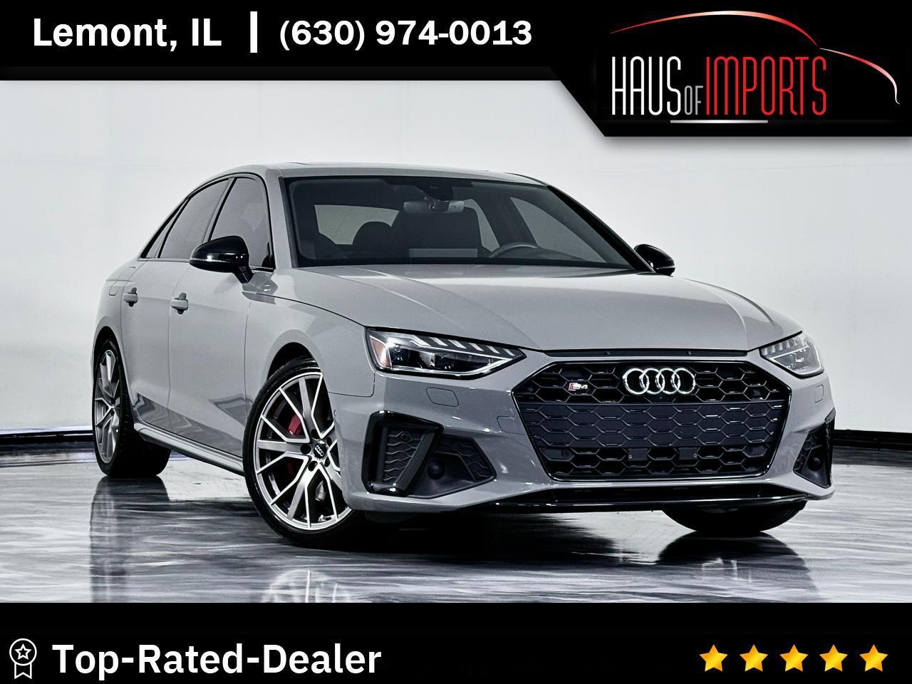 Gray 2021 Audi S4 Sedan All-Wheel Drive 8-Speed Automatic