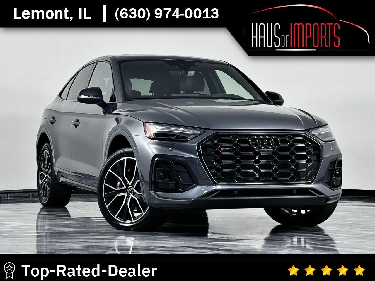 Gray 2023 Audi SQ5 Sportback Sedan All-Wheel Drive 8-Speed Automatic
