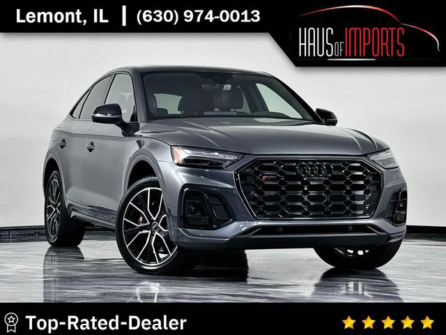 Gray 2023 Audi SQ5 Sportback Sedan All-Wheel Drive 8-Speed Automatic